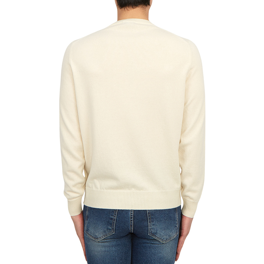 Drumohr Long-sleeved Sweater In White