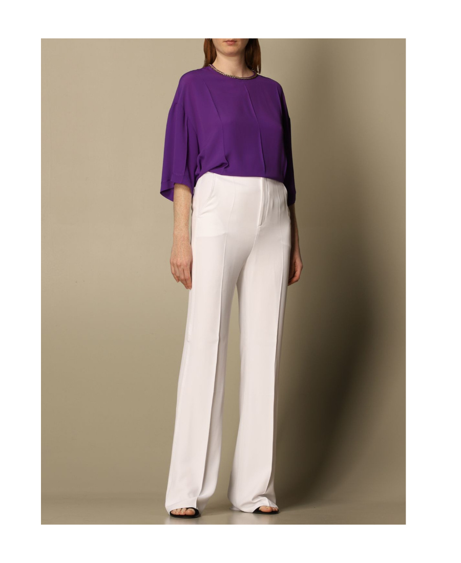 N°21 Slim Casual Pants In White
