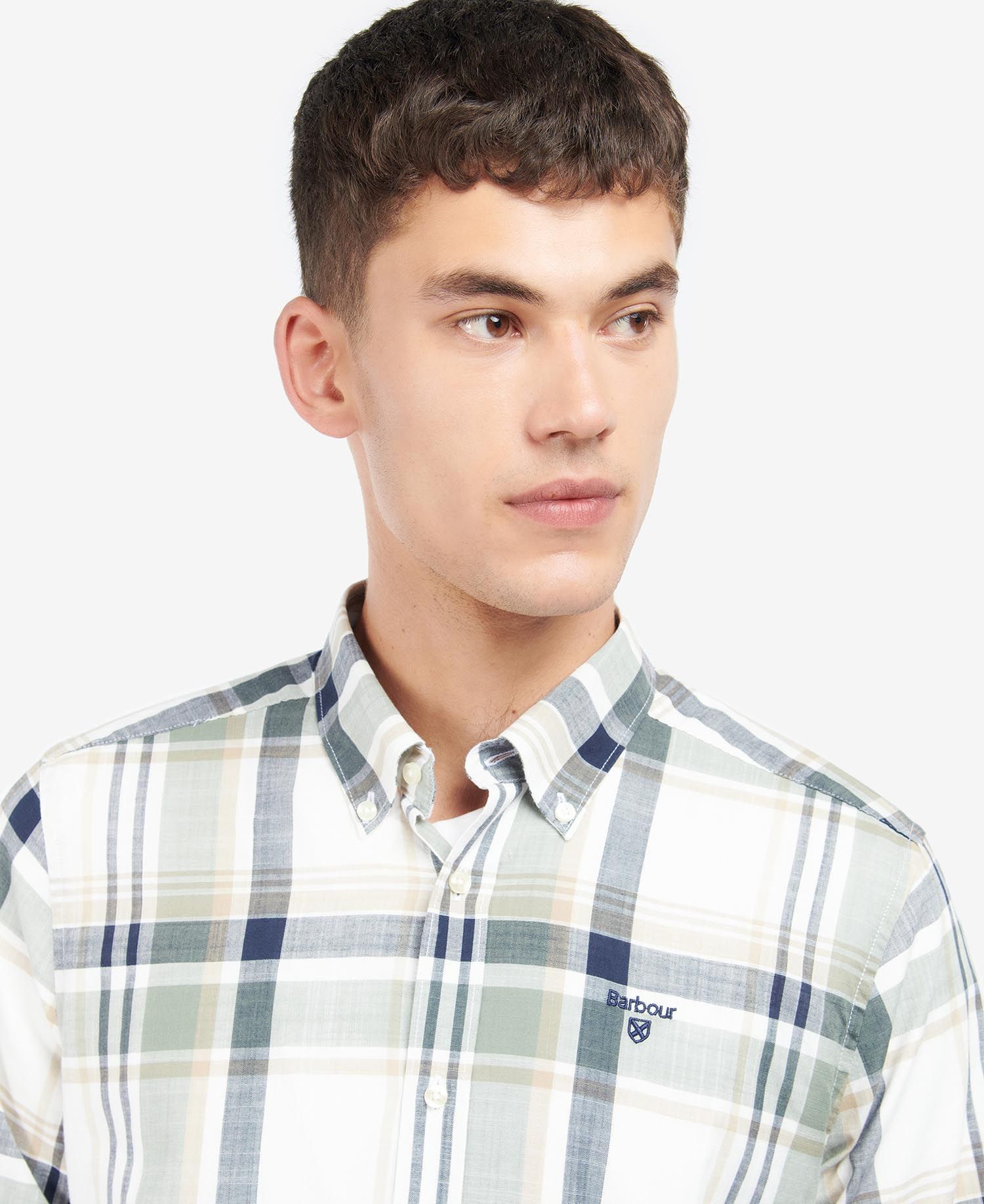 Barbour Long-sleeved Shirt In Gray