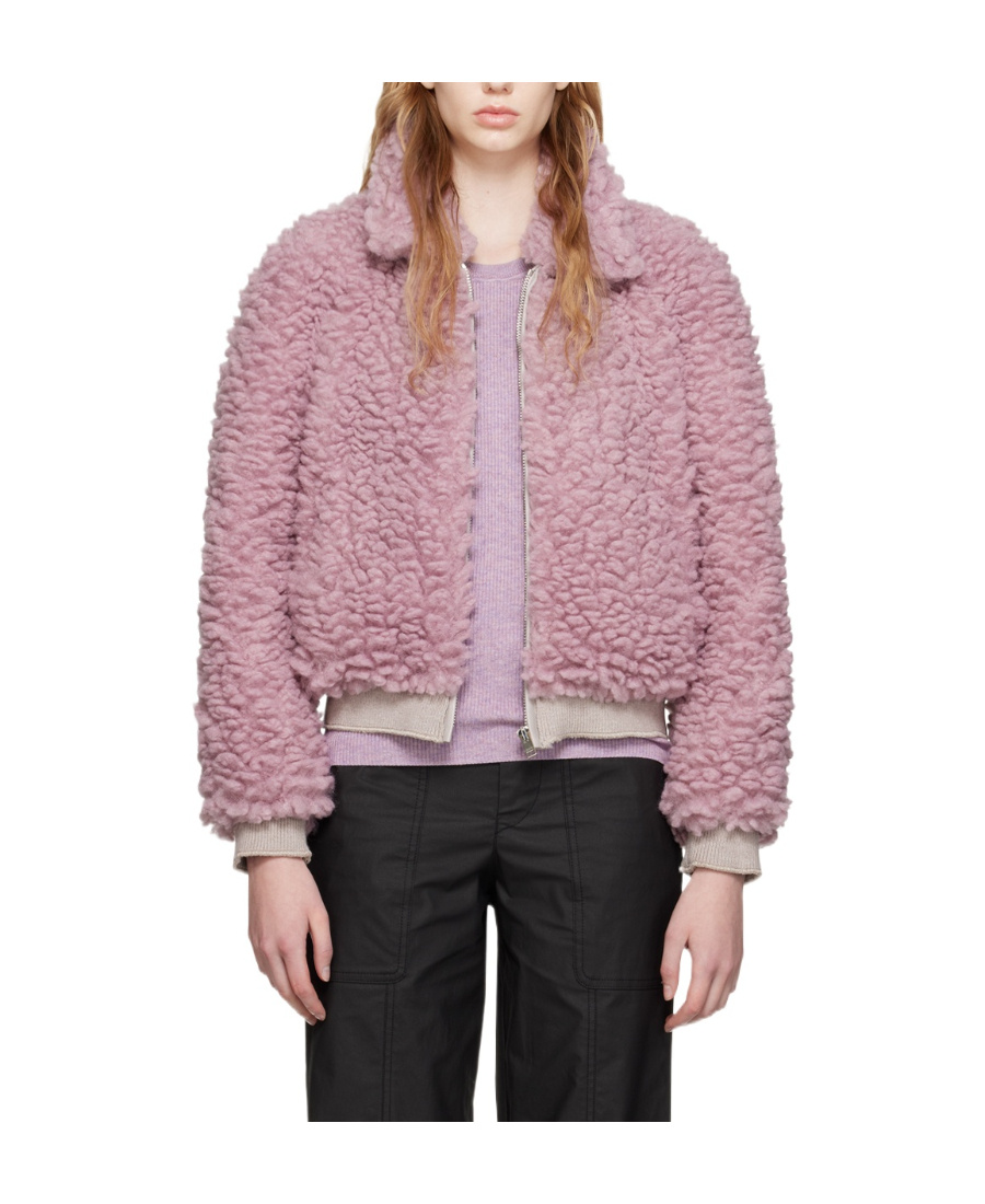 Isabel Marant Long-sleeved Zipper Jacket In Pink