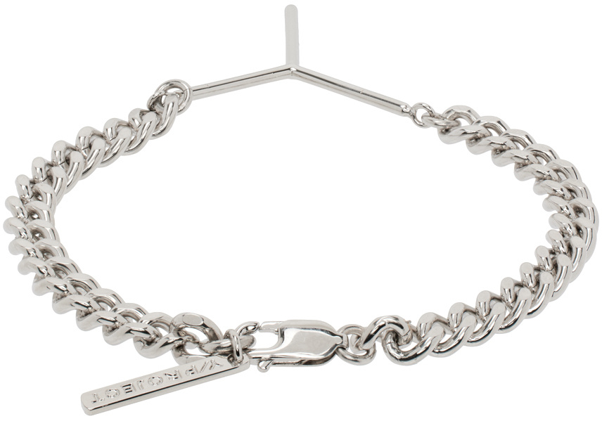 Y/project Y-pendant Chain Bracelet In White