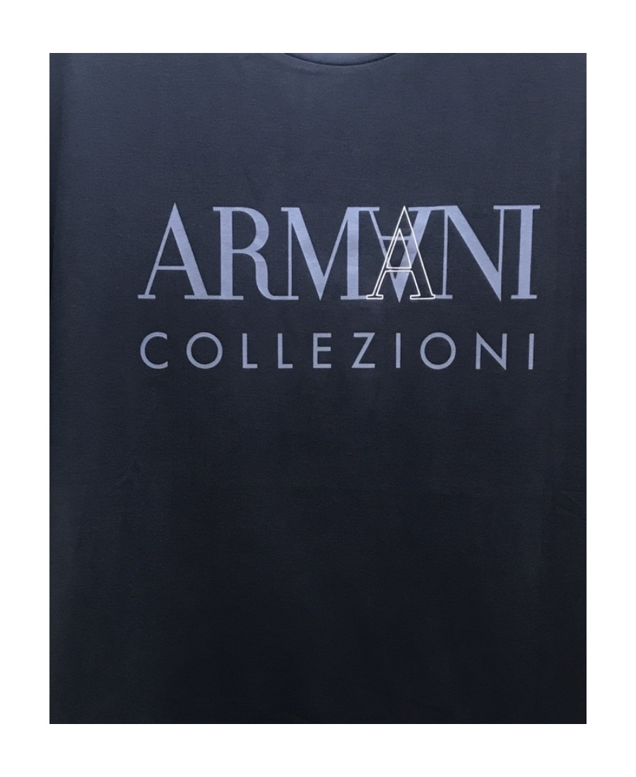 ARMANI COLLEZIONI LOGO DETAILS SHORT-SLEEVED T-SHIRT