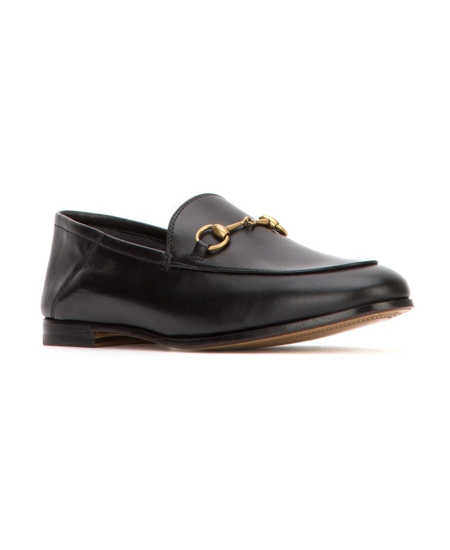Shop Gucci Women's Loafer With Horsebit In Black