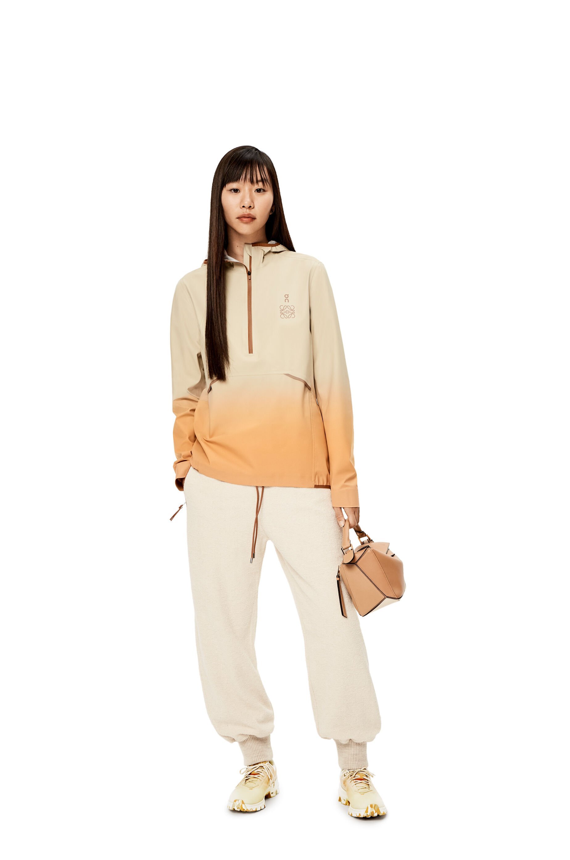Loewe Cloudventure Running Shoe In Nylon In Brown