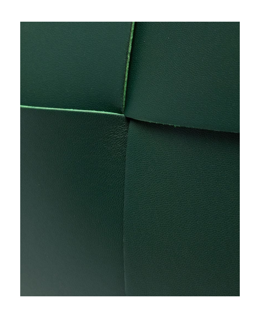 Bottega Veneta Intrecciato Leather Tote In Green