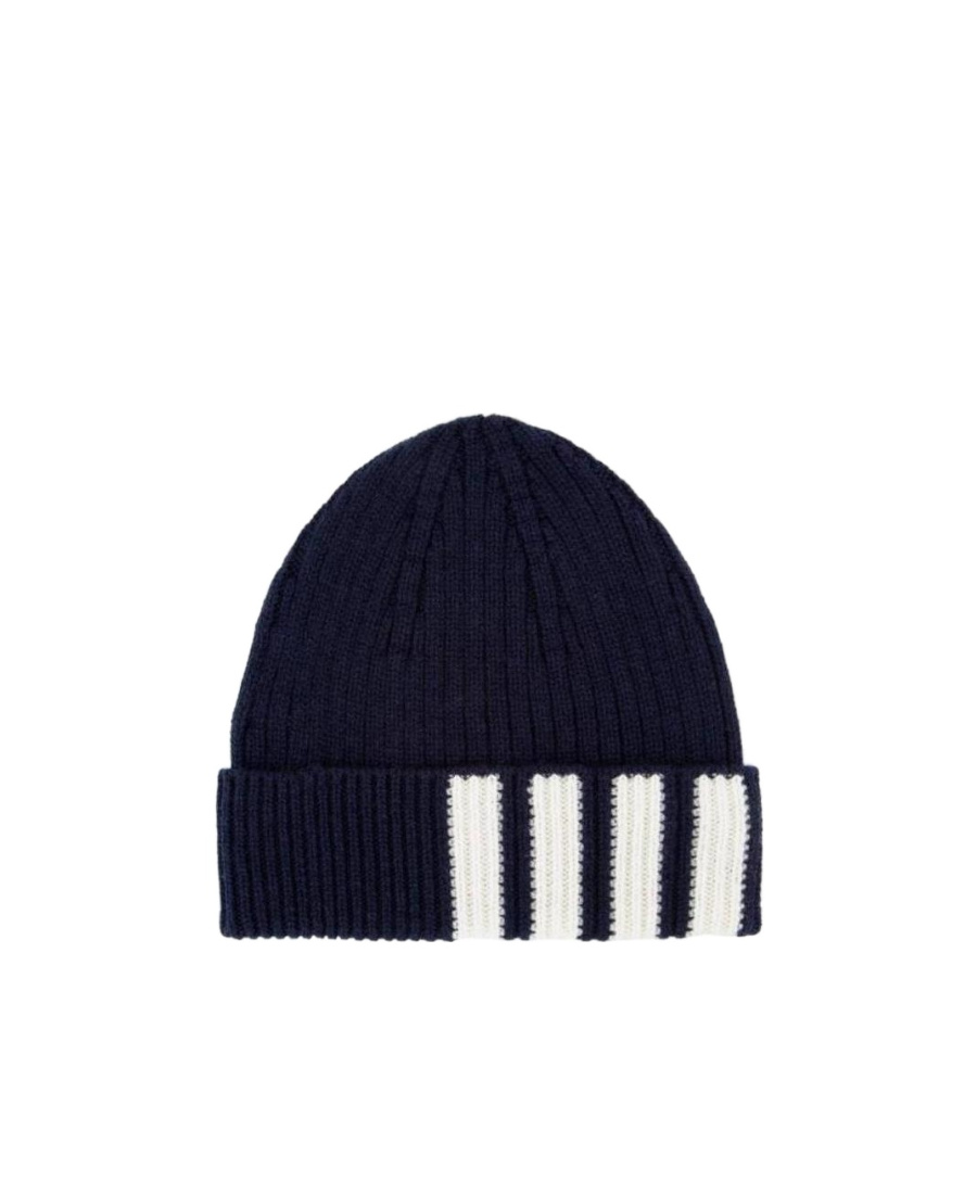Thom Browne 4-bar Stripe Cashmere Beanie In Black