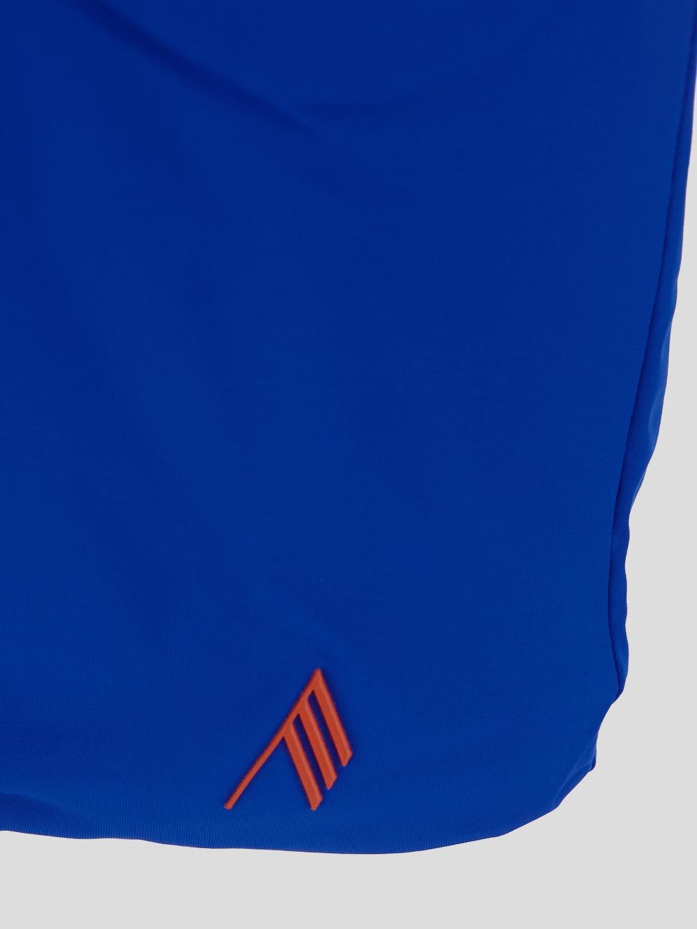 Attico Raised-logo Pencil Skirt In Blue