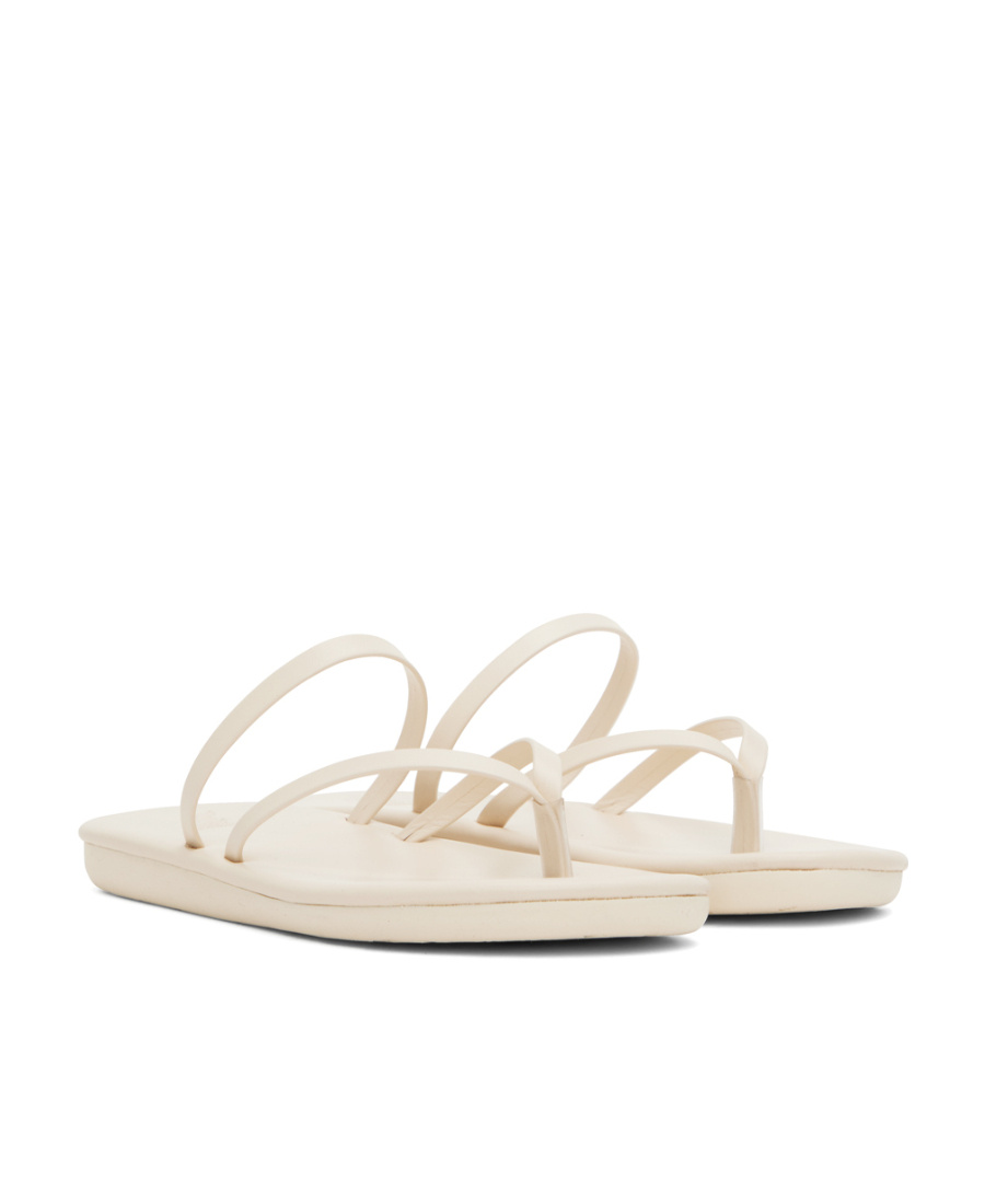 Ancient Greek Sandals Off-white Flip Flop Sandals In Nude
