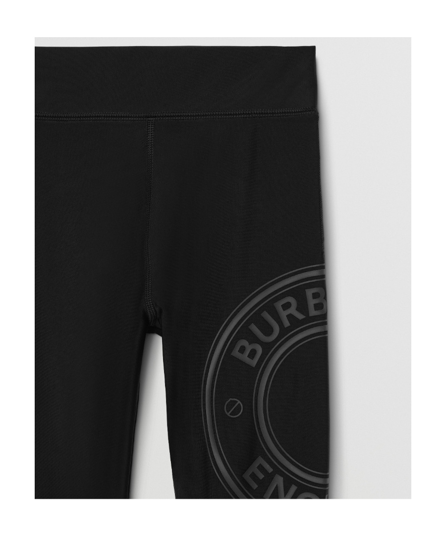 BURBERRY LOGO-PRINT LEGGINGS