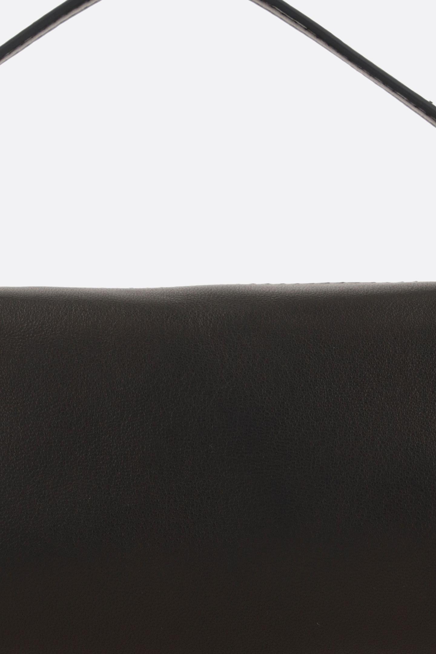 The Row Dark Brown Round 90 Shoulder Bag
