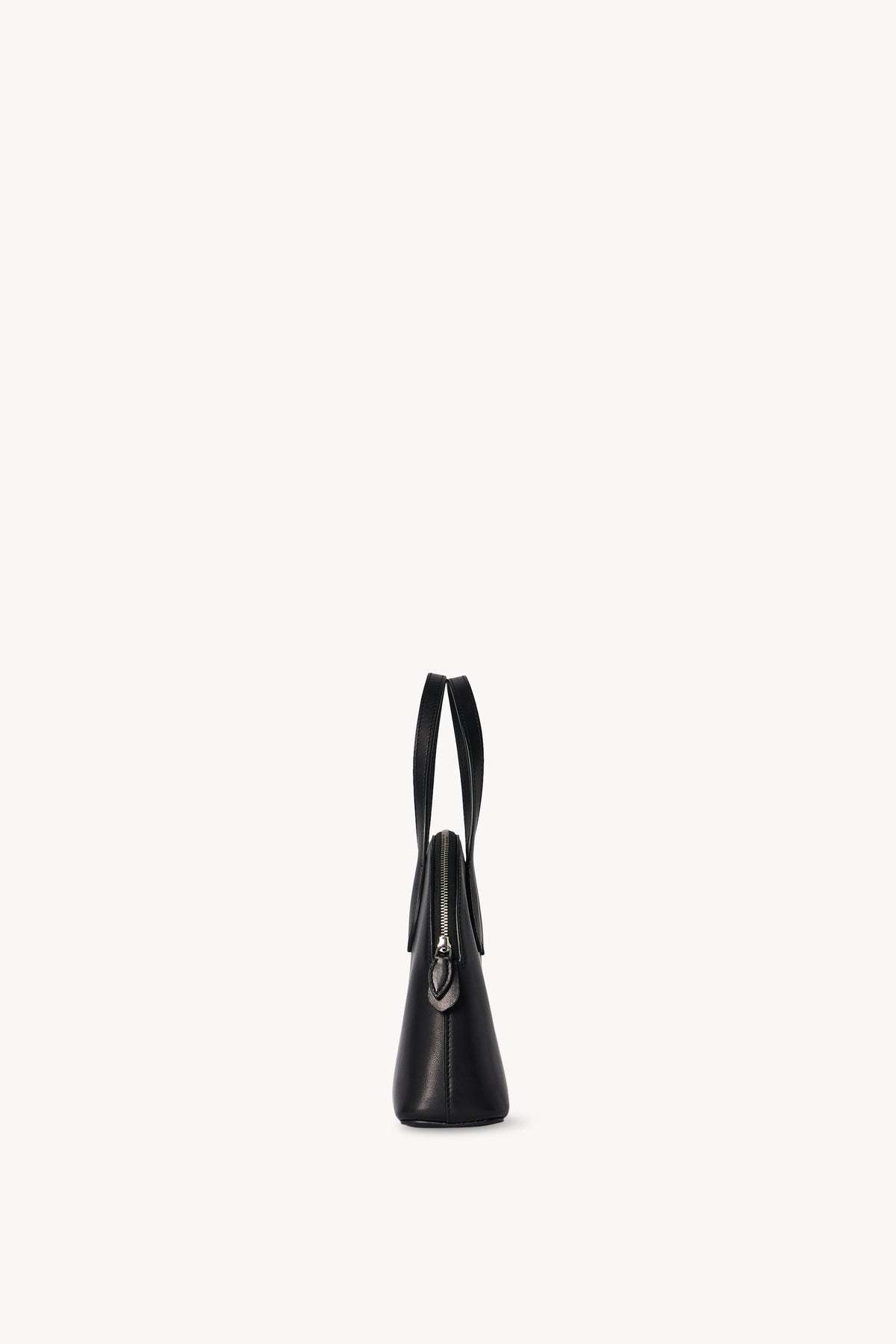 The Row Medium Ingrid Bag In Leather In Black