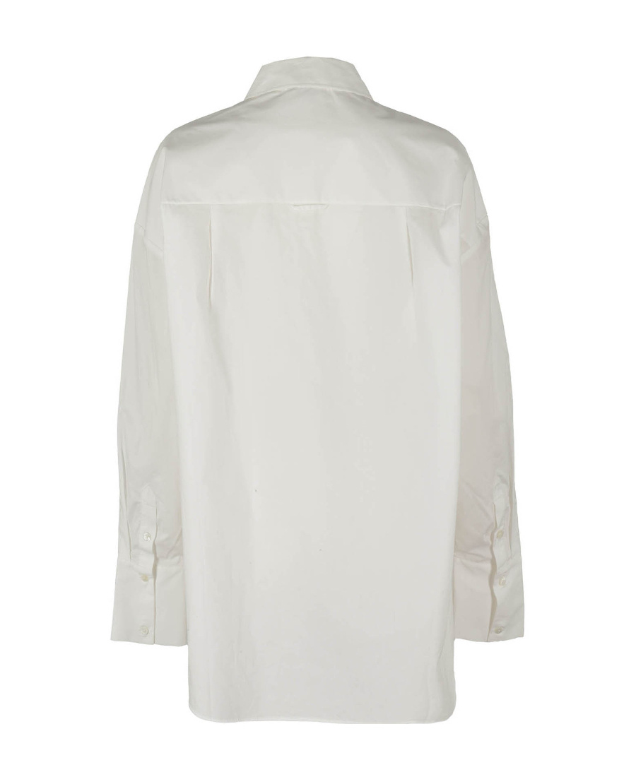 Shop Staud Long-sleeve Cotton Shirt