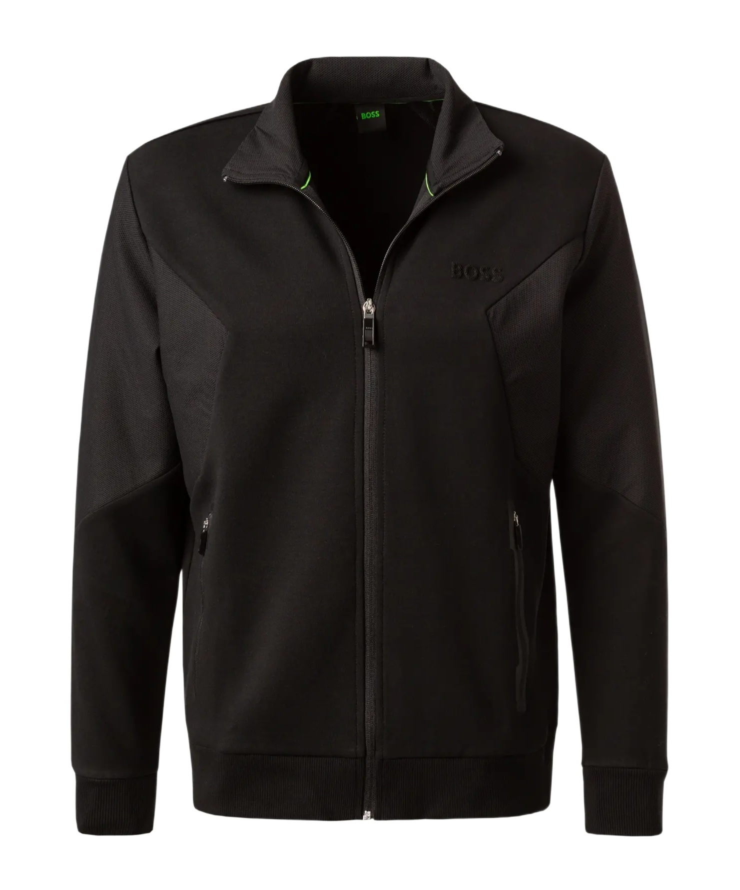 Hugo Boss Long-sleeved Jacket In Black