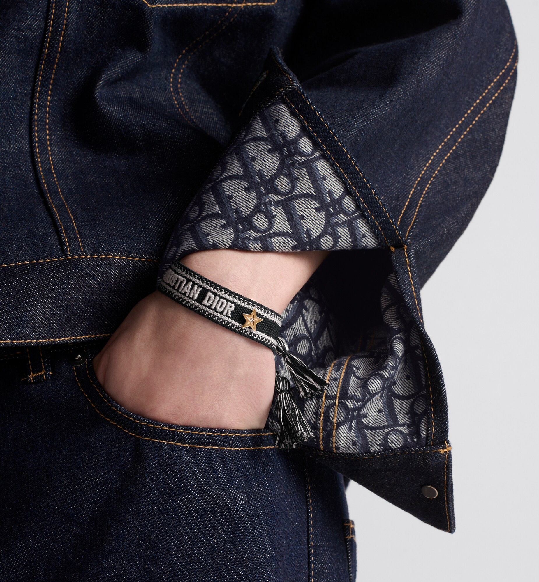 Shop Dior Christian Bracelet Set In Multicolor