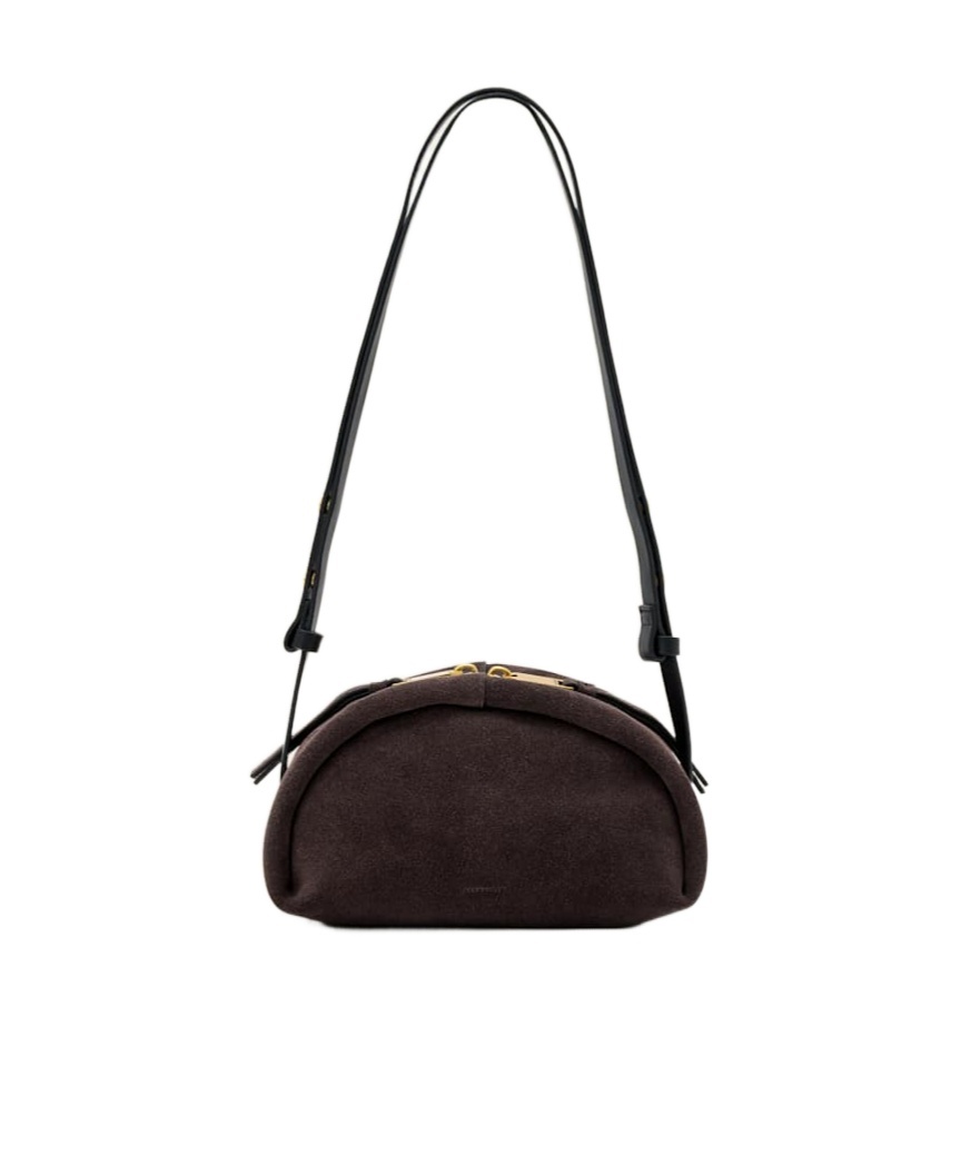 Allsaints Zippered Shoulder Bag In Red