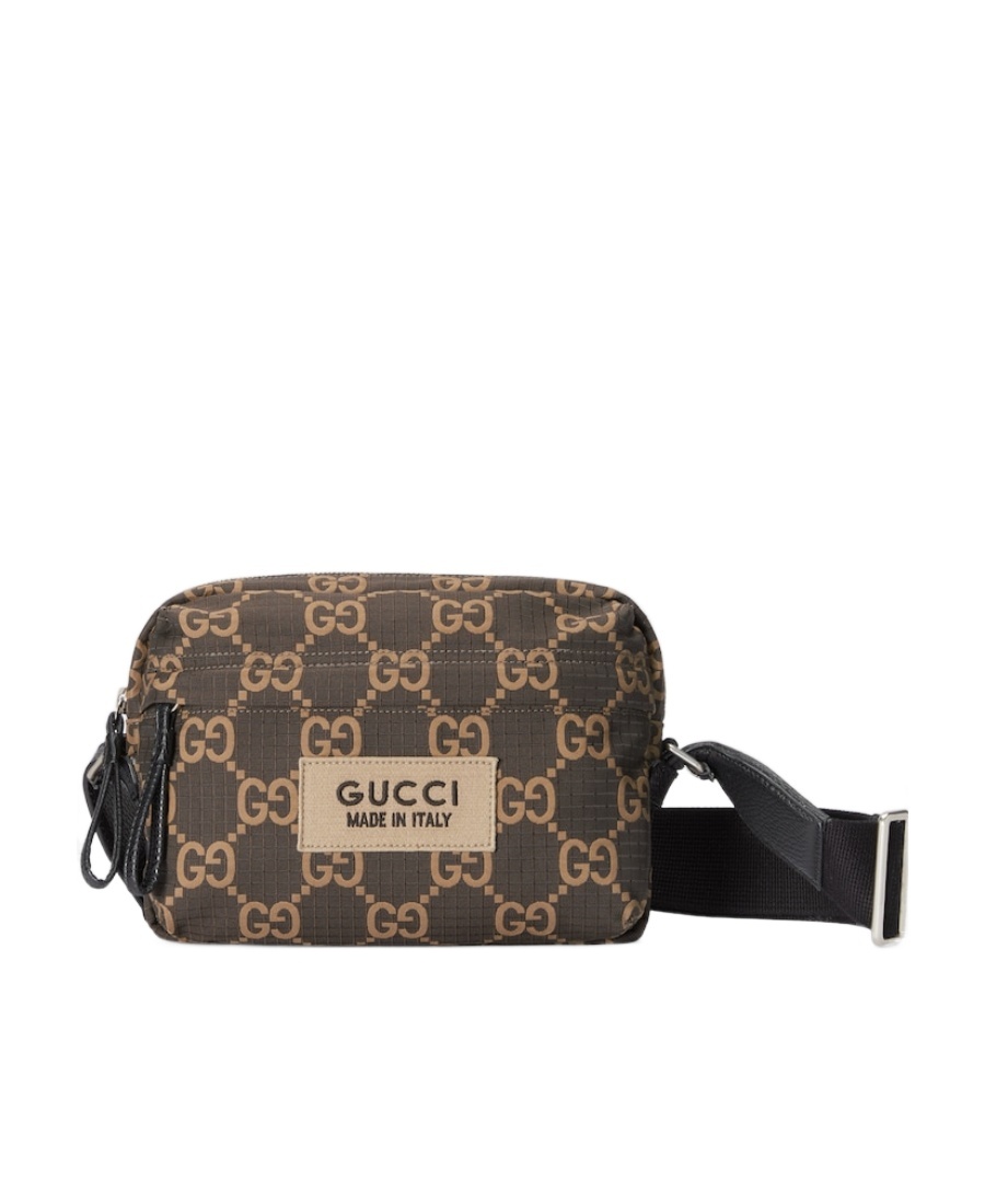 Gucci Medium Gg Supreme-print Messenger Bag In Brown