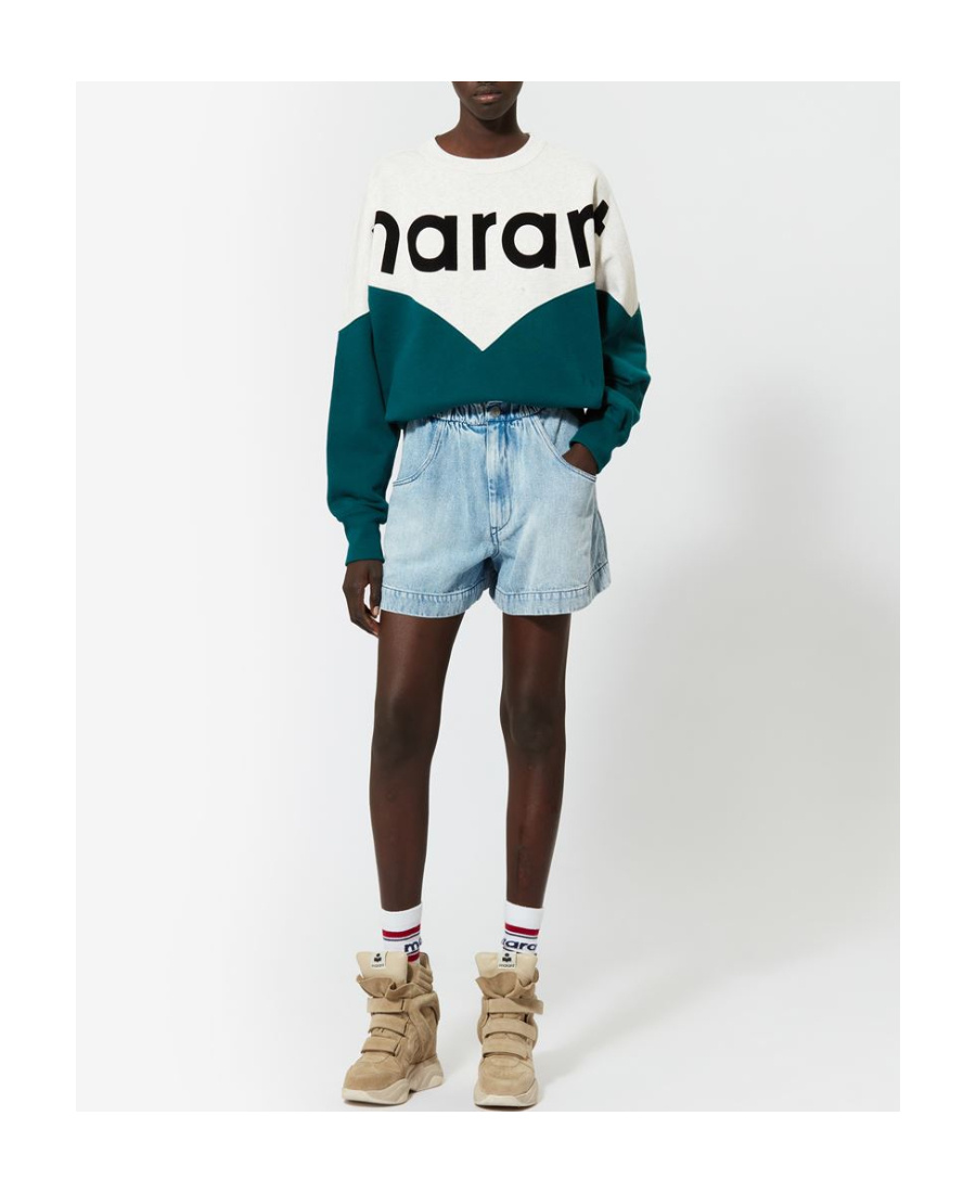 Isabel Marant Étoile Sweatshirt Isabel Marant Etoile Woman In Green