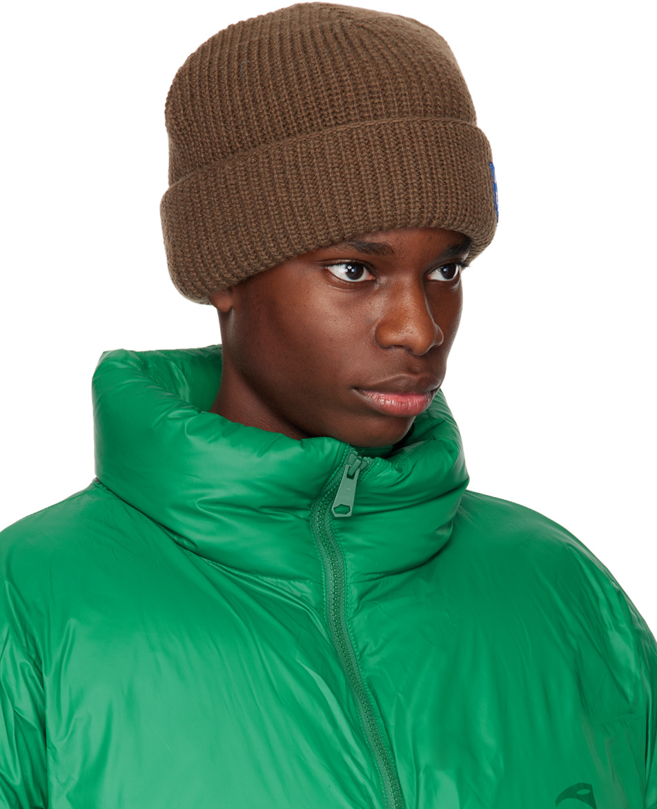 Ader Error Logo Woolen Cap In Green