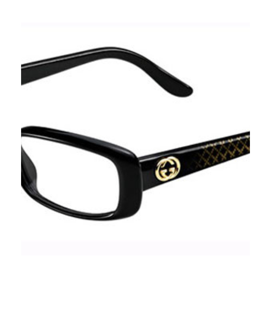 Gucci Logo Detail Flat Lens In Black