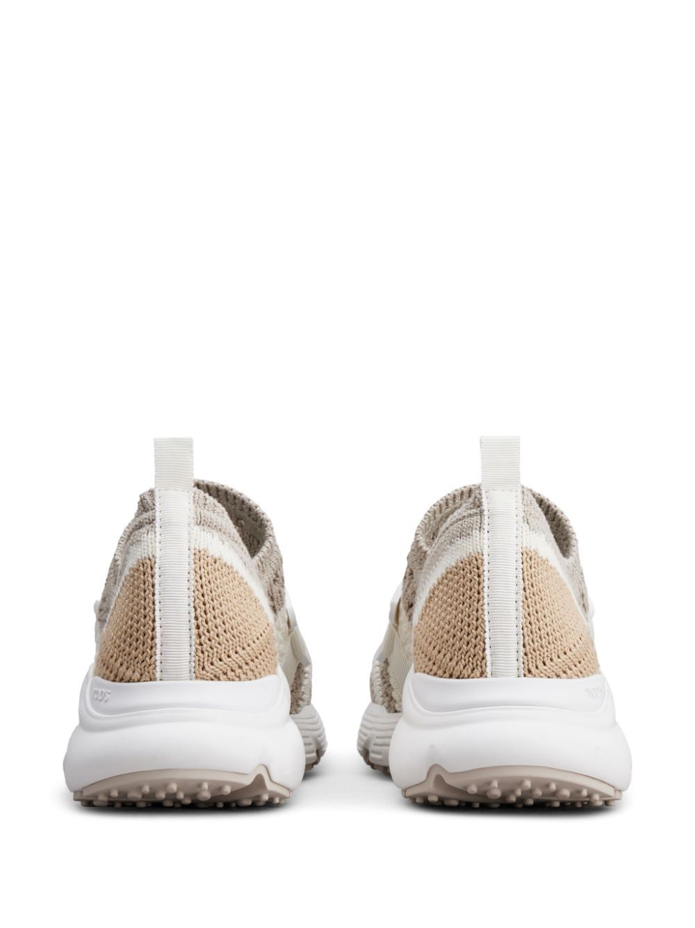 Tod's Slip-on Sneakers In Crochet Fabric In White