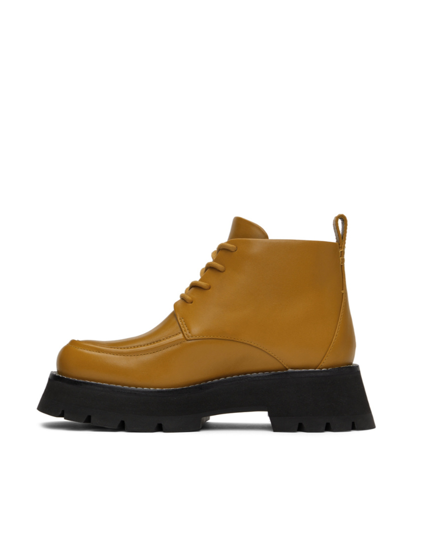 3.1 Phillip Lim Kate Lace-up Ankle Combat Boots In Brown