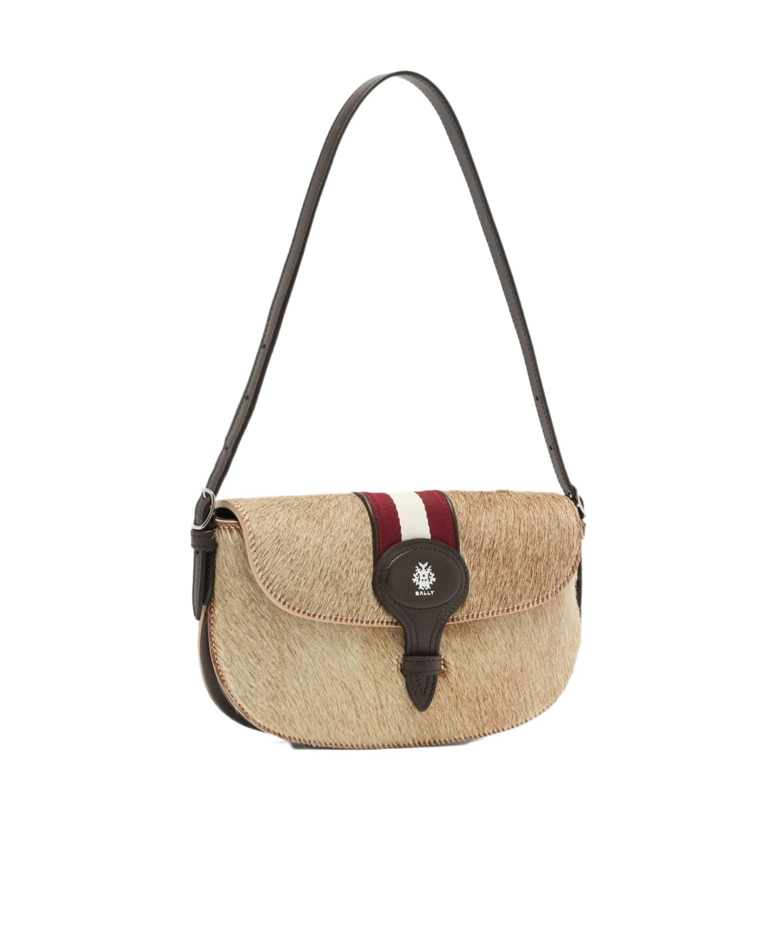 Bally Small Flap Shoulder Bag In Neutral