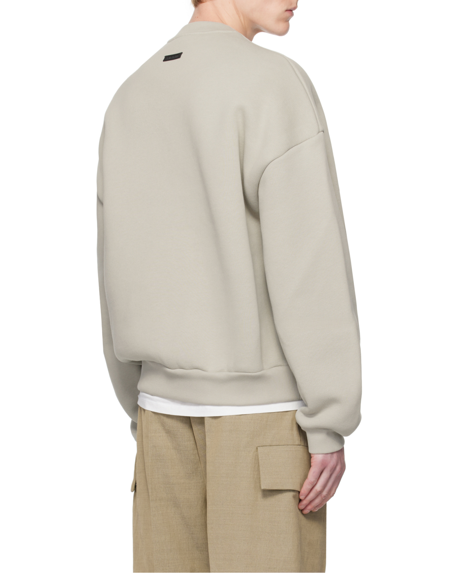 Fear Of God Long Sleeve Sweatshirt In White