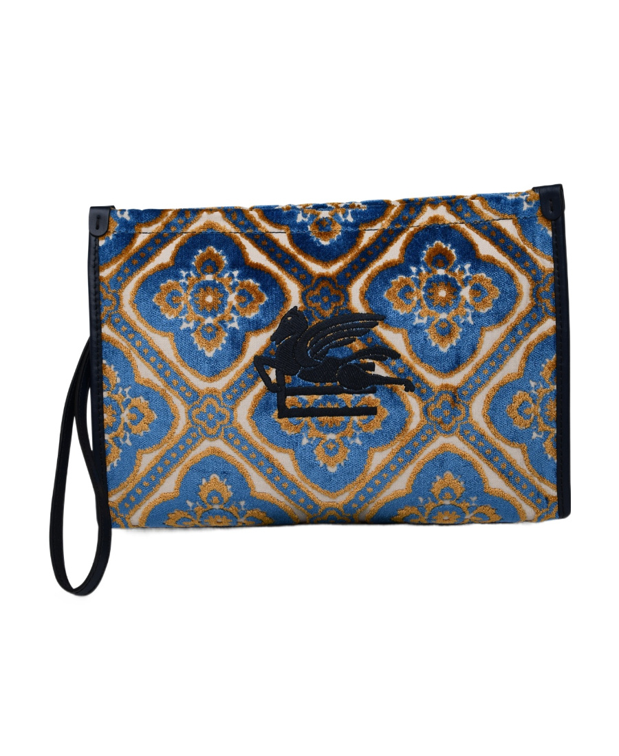 Etro Top Zipper Handbag In Multicolor
