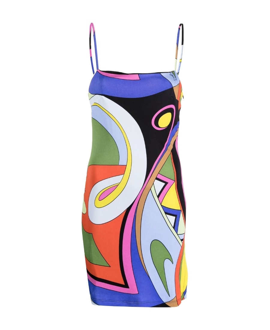 MOSCHINO GRAPHIC-PRINT SHORT DRESS
