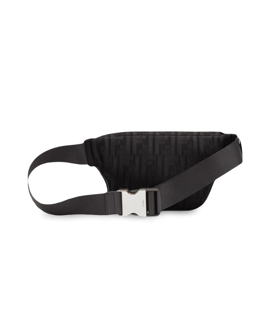 Fendi Ff Motif Belt Bag In Black