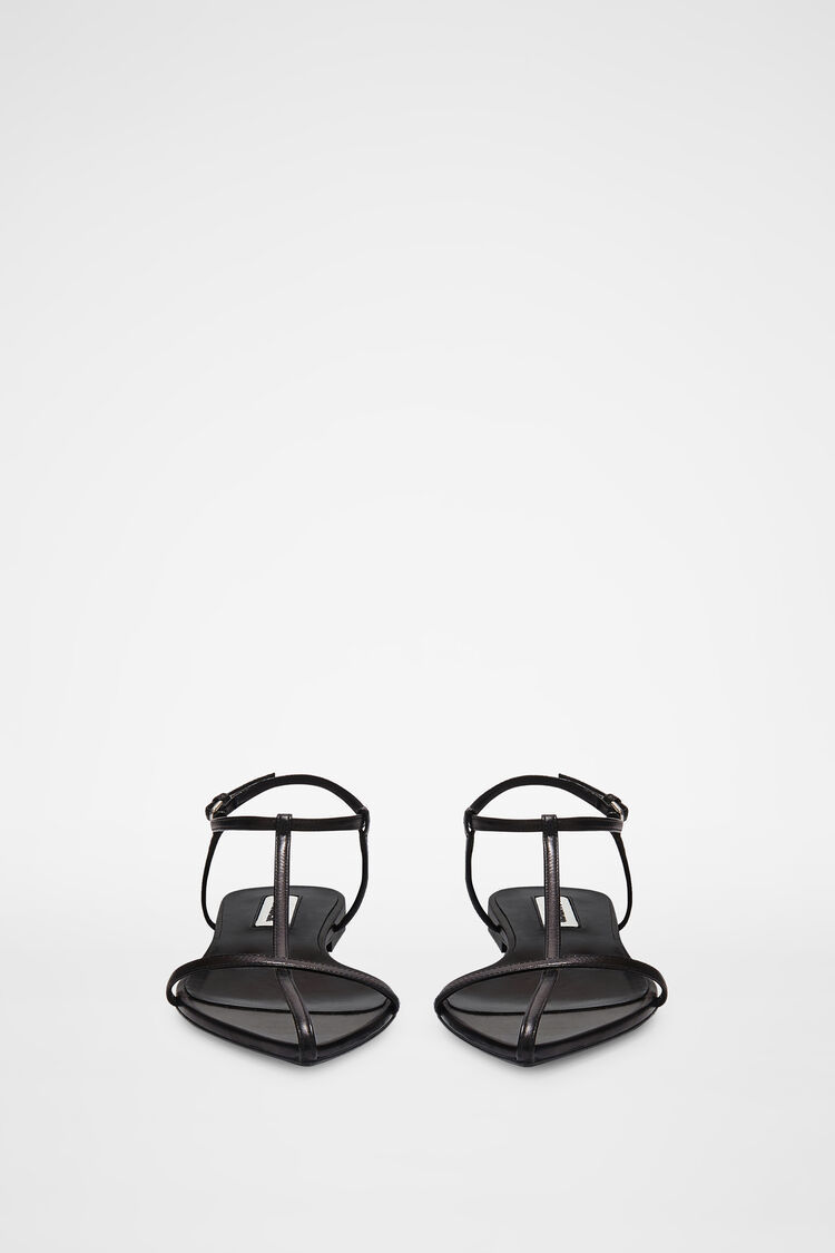 Shop Jil Sander Flat Sandals In Black