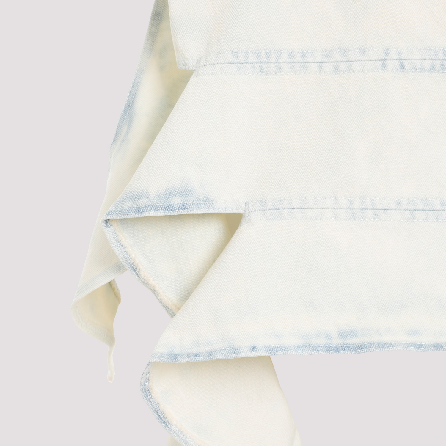 Y/PROJECT Y/PROJECT STRAPLESS ASYMMETRIC HEM DENIM TOP