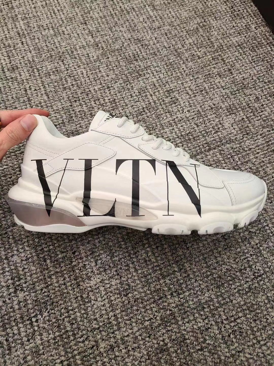 Valentino Vltn Bounce Sneaker In White In White
