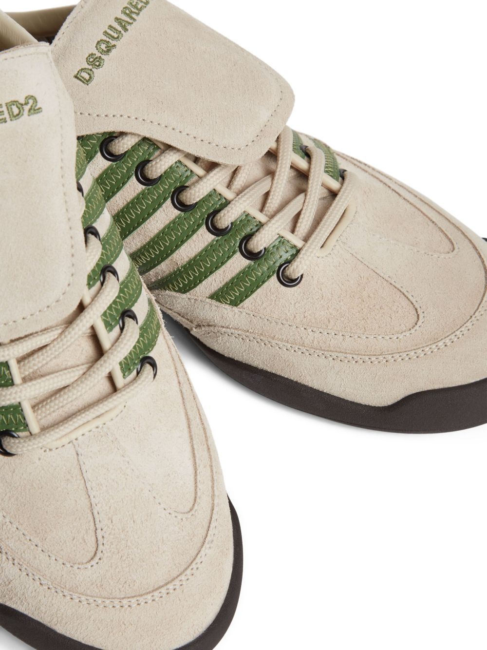 Dsquared2 Round Toe Low-top Casual Shoes In Multi