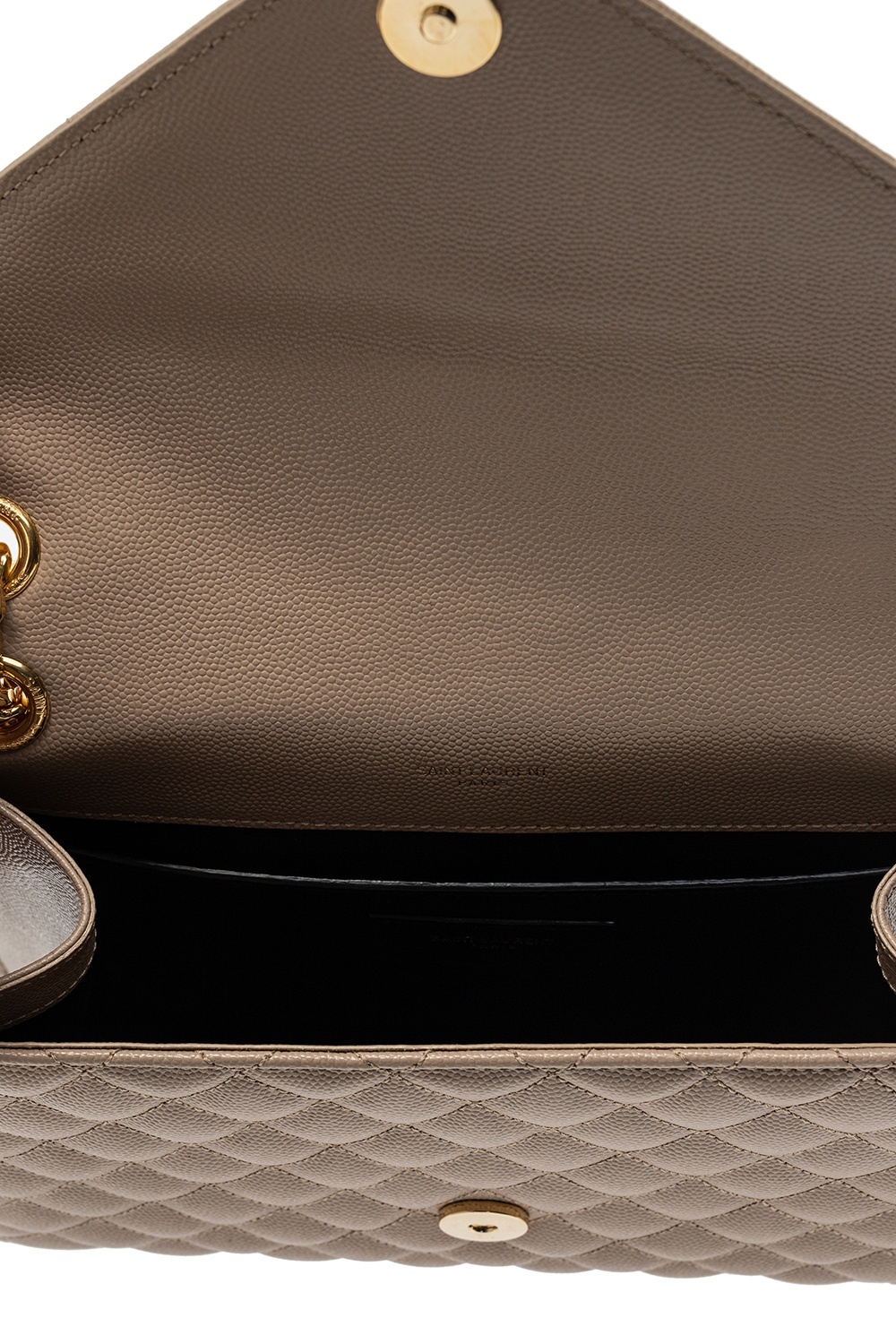 Saint Laurent Envelope Shoulder Bag In Nude