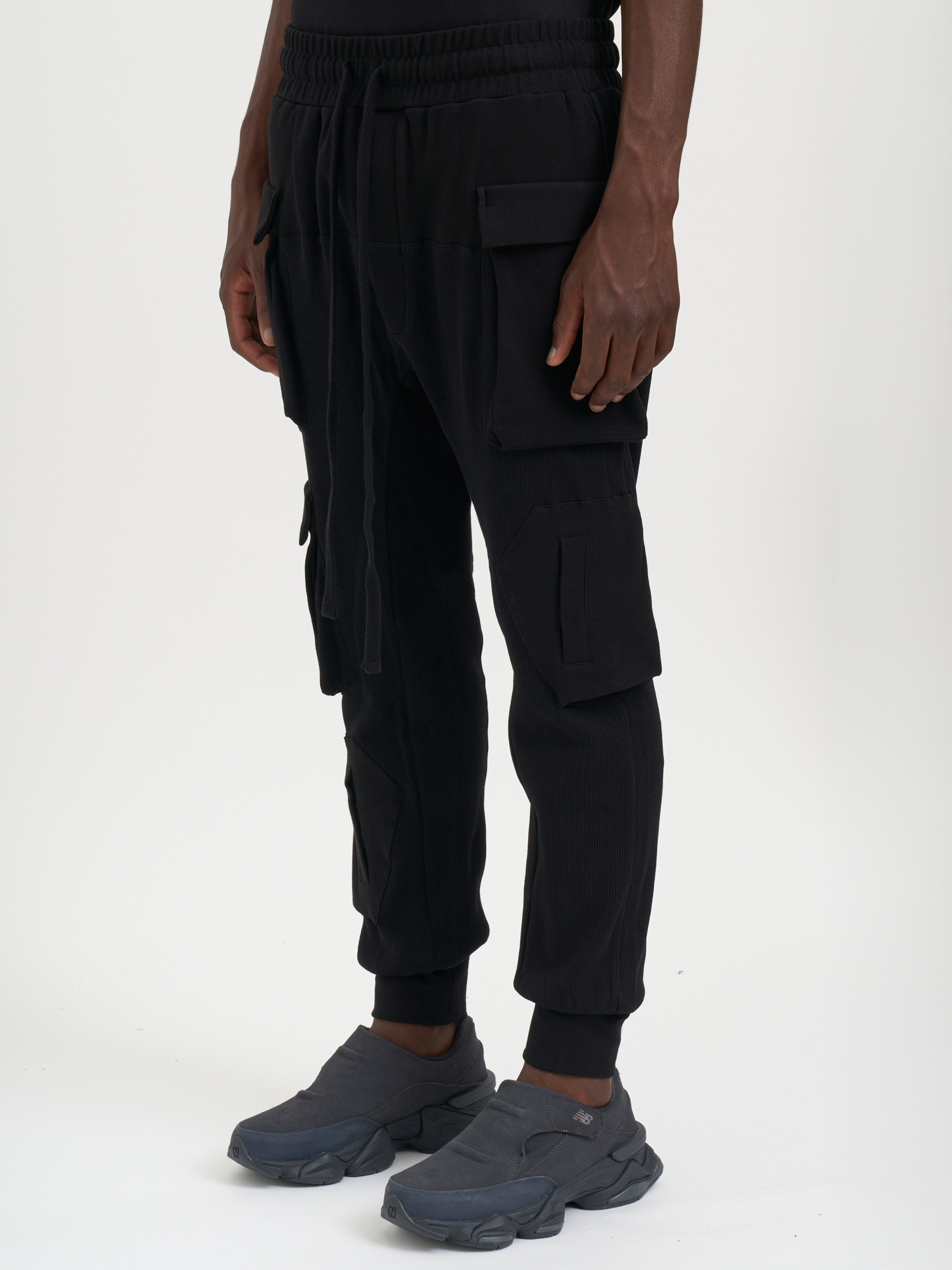 Thom Krom Pantalone Cargo Jogger In Black