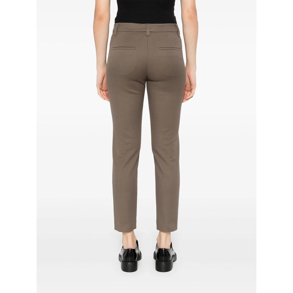 Brunello Cucinelli Green Pants In Brown