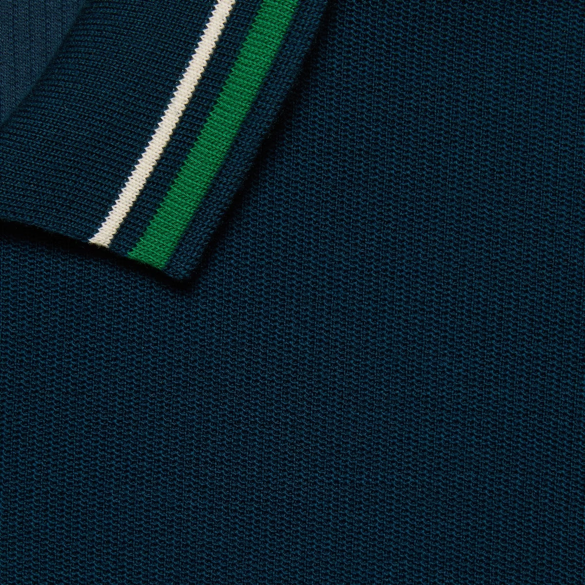 Gucci Cotton Polo Shirt With Embroidery In Blue