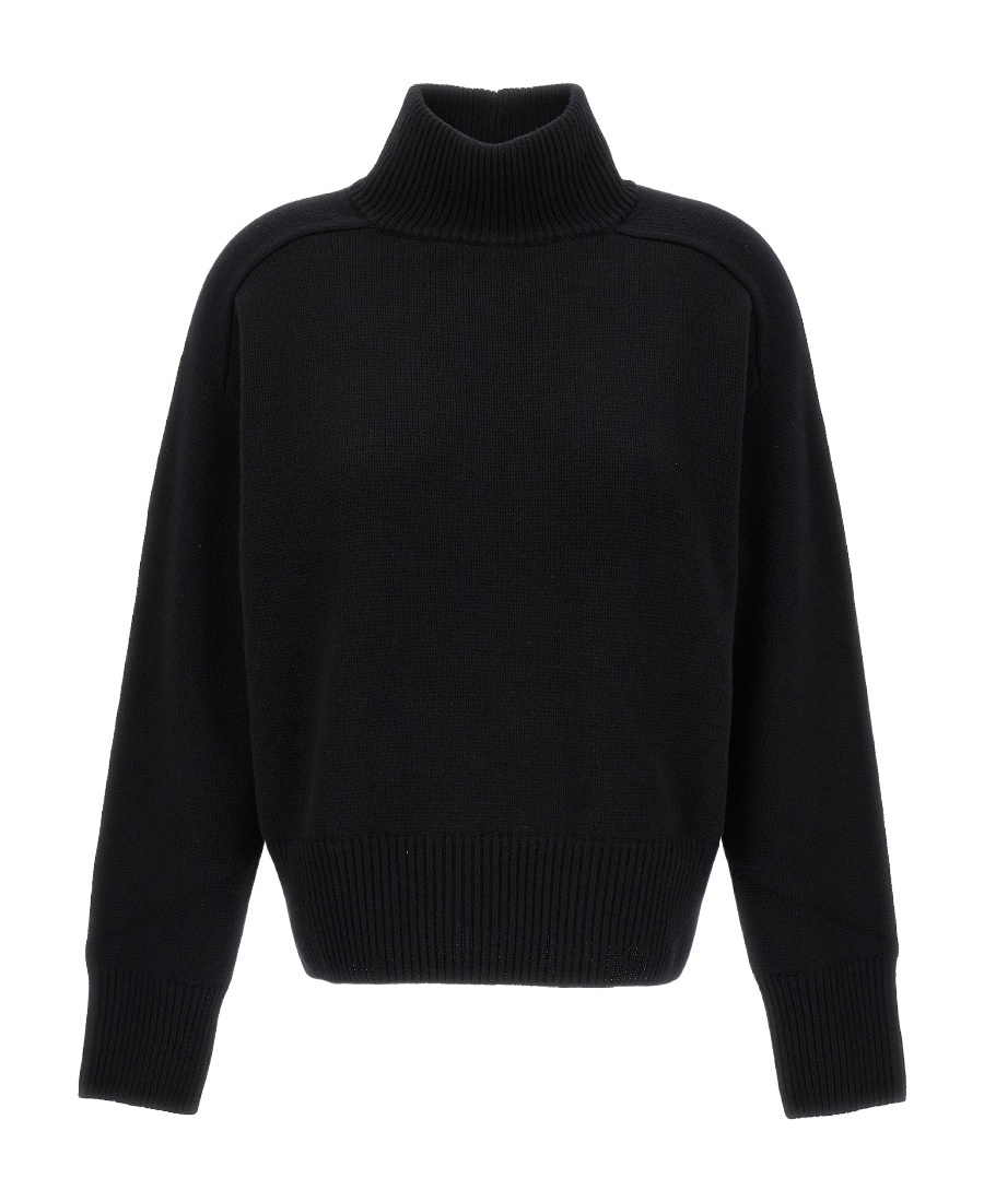 Canada Goose Baysville Turtleneck Wool Jumper In Black