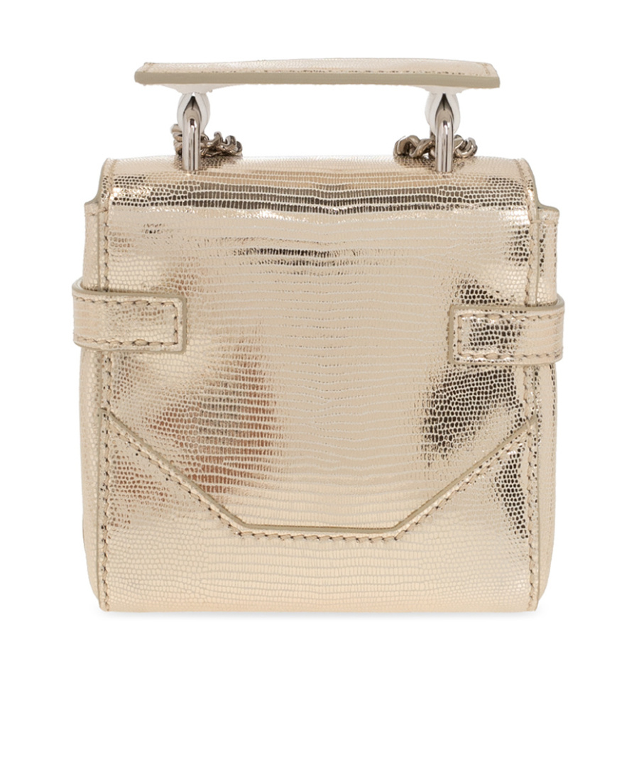 Balmain B Buzz 23 Mini Tote In Nude