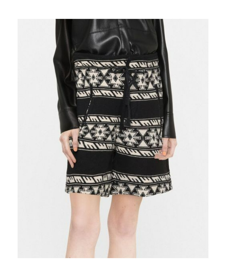 Isabel Marant Étoile Lace Up Shorts In Black