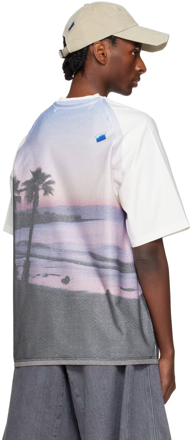 Ader Error Printed T-shirt In Gray
