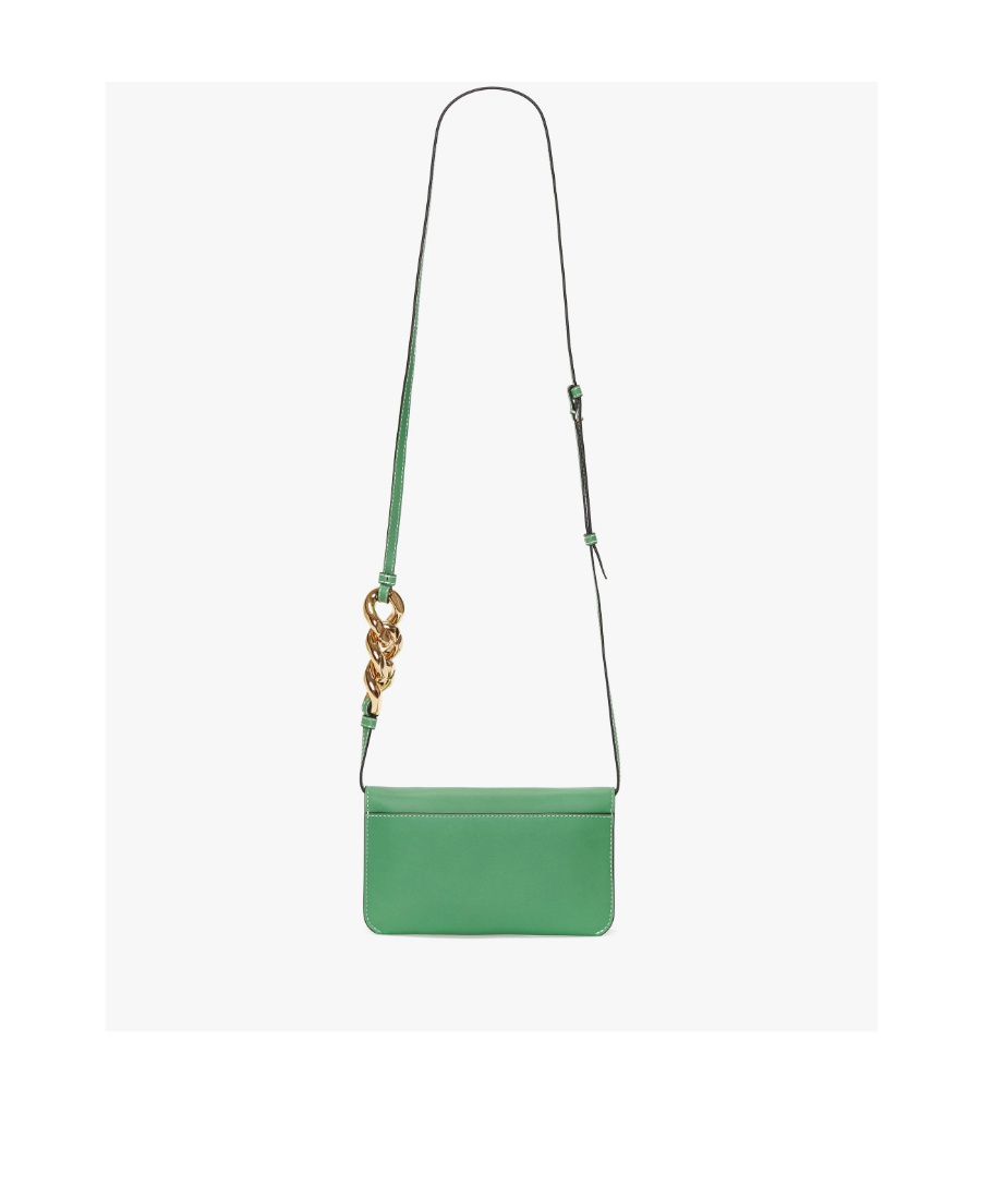 Jw Anderson Woman Cross-body Bag Green Size - Soft Leather In Green