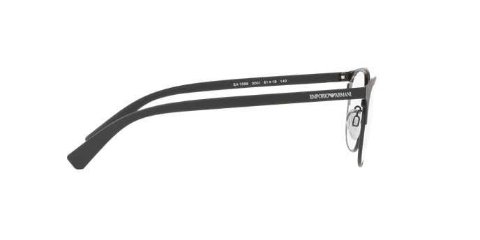 Emporio Armani Full Frame Plain Mirror In Black