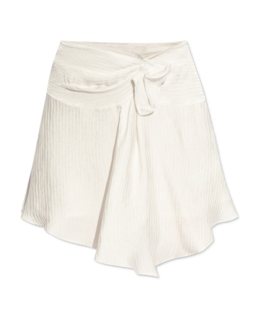 Shop Iro Pleated Skirt In White