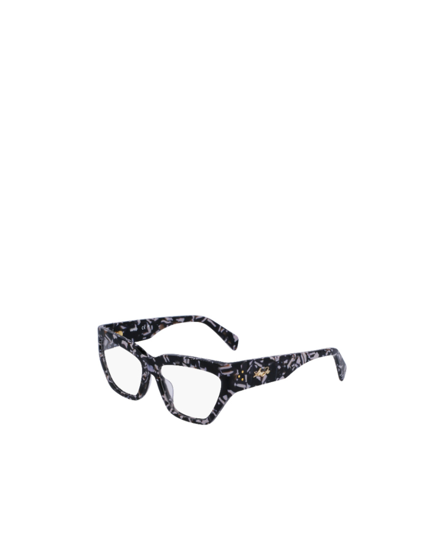 Liu •jo Logo Flat Mirror In Black