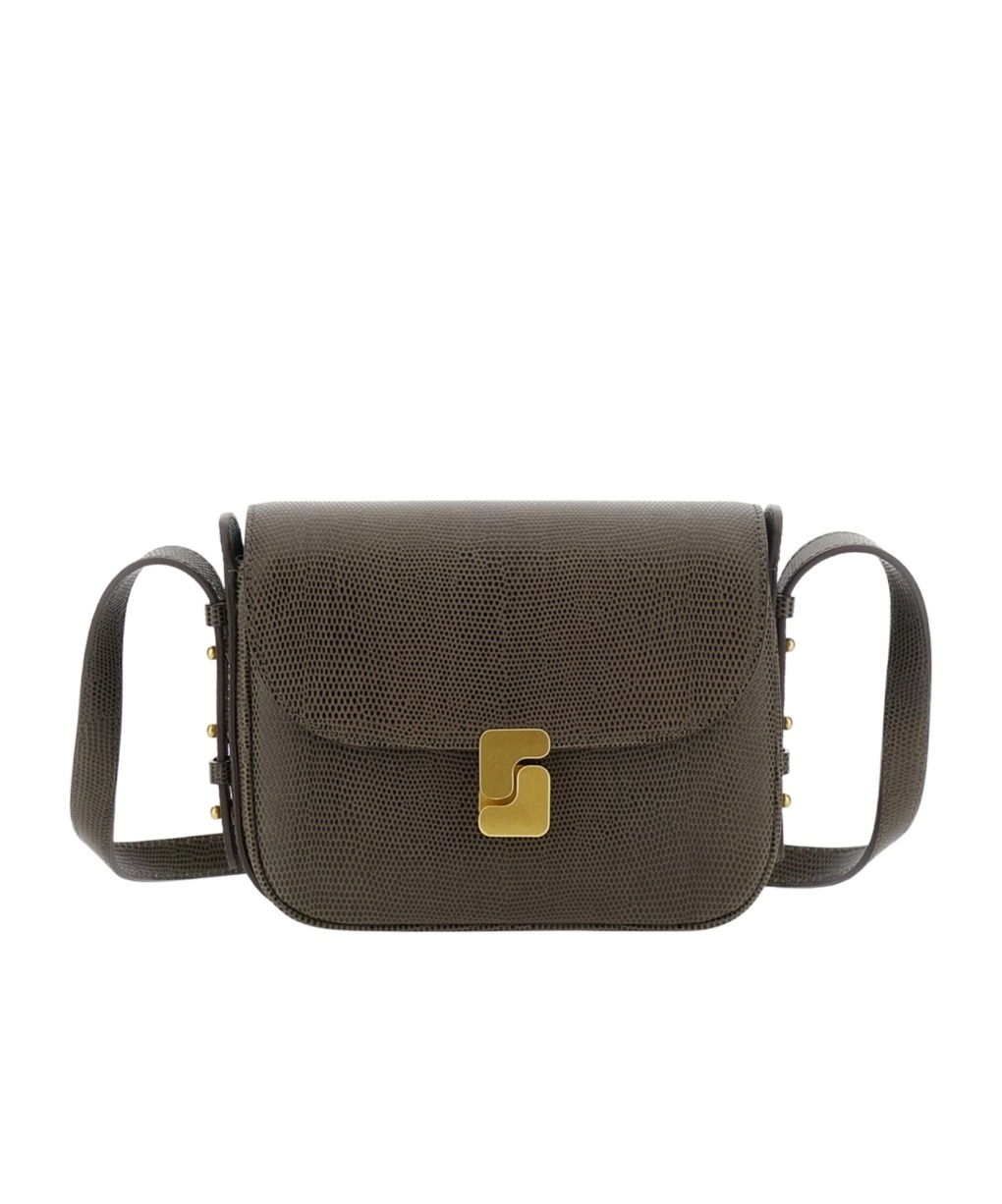 Soeur Flap Shoulder Bag In Black