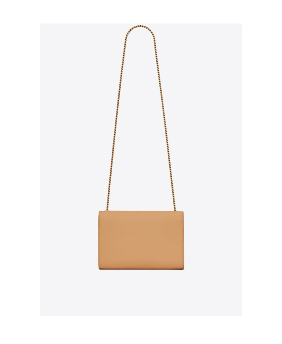 Saint Laurent Kate Leather Crossbody Bag In Nude