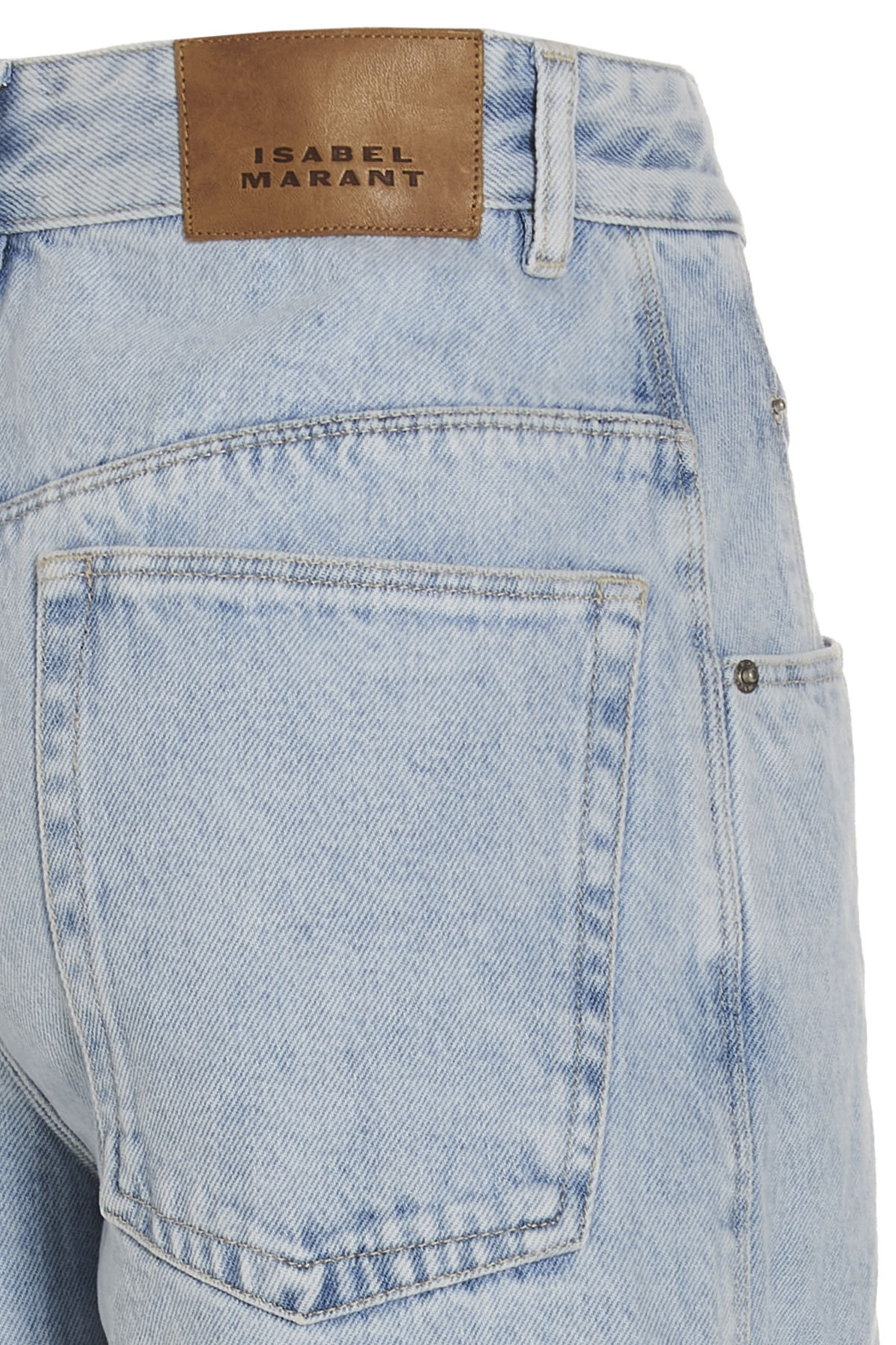 Isabel Marant Joanny Mid-rise Wide-leg Jeans In Blue