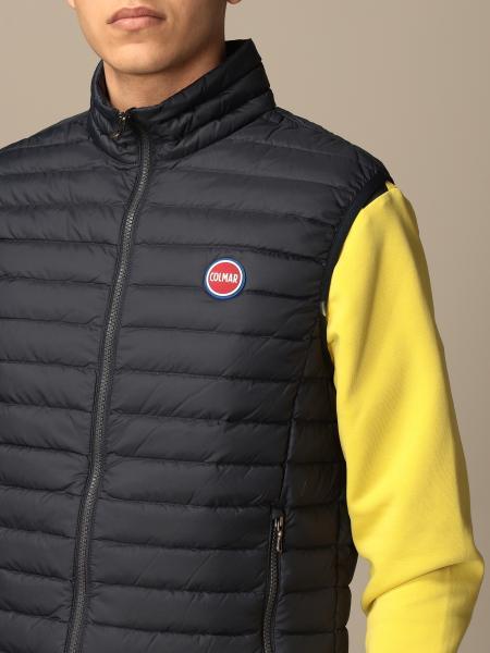 Colmar Logo-patch Quilted Gilet In Black